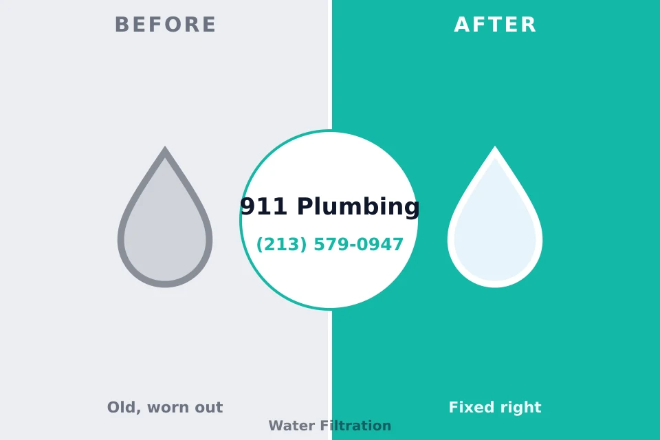 Before and after: plumbing repair Ardmore, AL